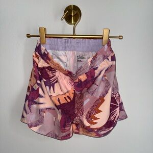 World Wide Sportsman Purple Pink Print Shorts Size Small